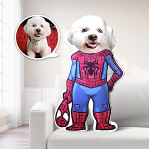 Custom Face On Pillow Face Cartoon Body Pillow Personalized Photo Pillow Gift - Spiderman Minime Pillow