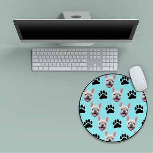 Custom Face Round Mouse Pad Online Design Your Face Gifts