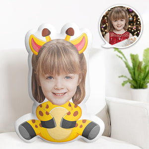 Custom Face Pillow Personalized Photo Pillow Giraffe MiniMe Pillow Gifts for Kids - My Face Gifts