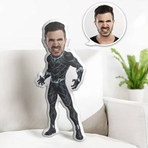 Custom Face Pillow Personalized Photo Pillow Muscle Panther MiniMe Pillow Gifts for Him - My Face Gifts