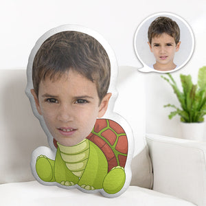Custom Face Pillow Personalized Photo Pillow Tortoise MiniMe Pillow Gifts for Kids - My Face Gifts