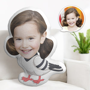 Custom Face Pillow Personalized Photo Pillow Carrier Pigeon MiniMe Pillow Gifts for Kids - My Face Gifts