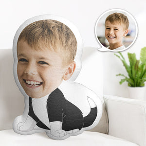 Custom Face Pillow Personalized Photo Pillow Cow Cat MiniMe Pillow Gifts for Kids - My Face Gifts