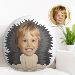 Custom Face Pillow Personalized Photo Pillow Hedgehog MiniMe Pillow Gifts for Kids - My Face Gifts