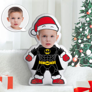 Custom Face Pillow Personalized Photo Pillow Batman MiniMe Pillow Gifts for Chirstmas - My Face Gifts