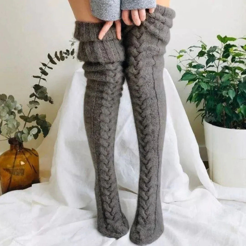 Knitted Over-the-knee Socks