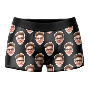 Custom Face On Boxer Shorts Men's Gifts Photo Boxer Briefs - Colorful