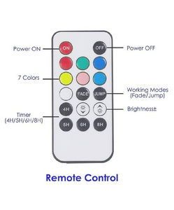 Night Light 16 Colors Remote Control