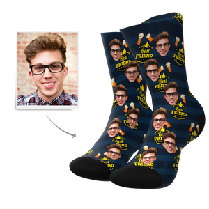 Custom Face On Socks Personalized Photo Socks Special Gifts - Best Friend