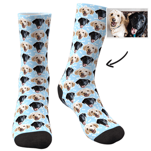 Custom Face Dog Socks Corlorful - MyFaceSocks
