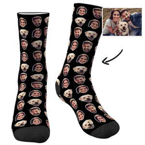 Custom Corlorful Socks With Your Photo - SantaSocks