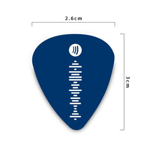 Custom Scannable Spotify Code Gifts Guitar Pick 12Pcs Engraved Personalized Music Song Guitar Pick Blue