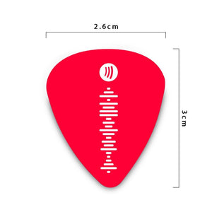 Custom Scannable Spotify Code Gifts Guitar Pick 12Pcs Engraved Personalized Music Song Guitar Pick Red