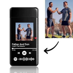 Custom Spotify Code Gifts Lighter Engraved Music Song Photo Lighter