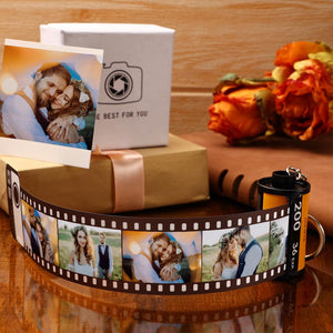 Custom Film Roll Keychain  Your Photo Camera Roll Romantic Gift