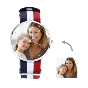 Custom Engraved Watch Color Nylon Strap For Men's Gift - 40mm