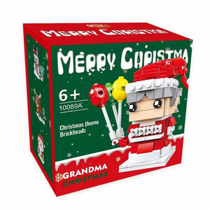 Mrs.Claus Small Particle BrickHeadz Puzzle Building Block Toy Christmas Gifts - My Face Gifts