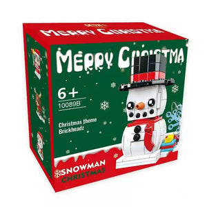 Snowman Small Particle BrickHeadz Puzzle Building Block Toy Christmas Gifts - My Face Gifts