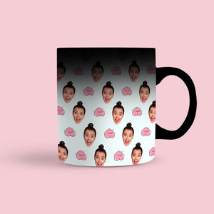Custom Face Magic Heat Color Changing Mugs Online Design Your Face Gifts