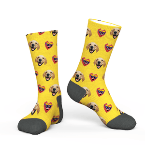 Custom Dog Face Socks Online Design Your Face Gifts