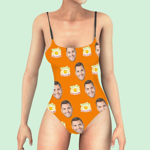 Custom Face One Piece Swimsuit Online Design Your Face Gifts